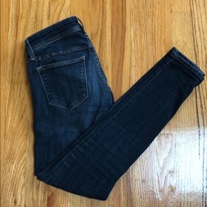 H&M low rise dark wash skinny jeans